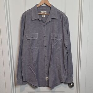 Ralph Lauren Men's Casual Gray Button-Down Shirt